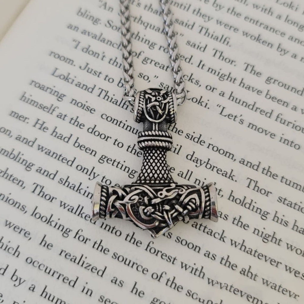 Mjolnir Thor's Hammer Viking Necklace
